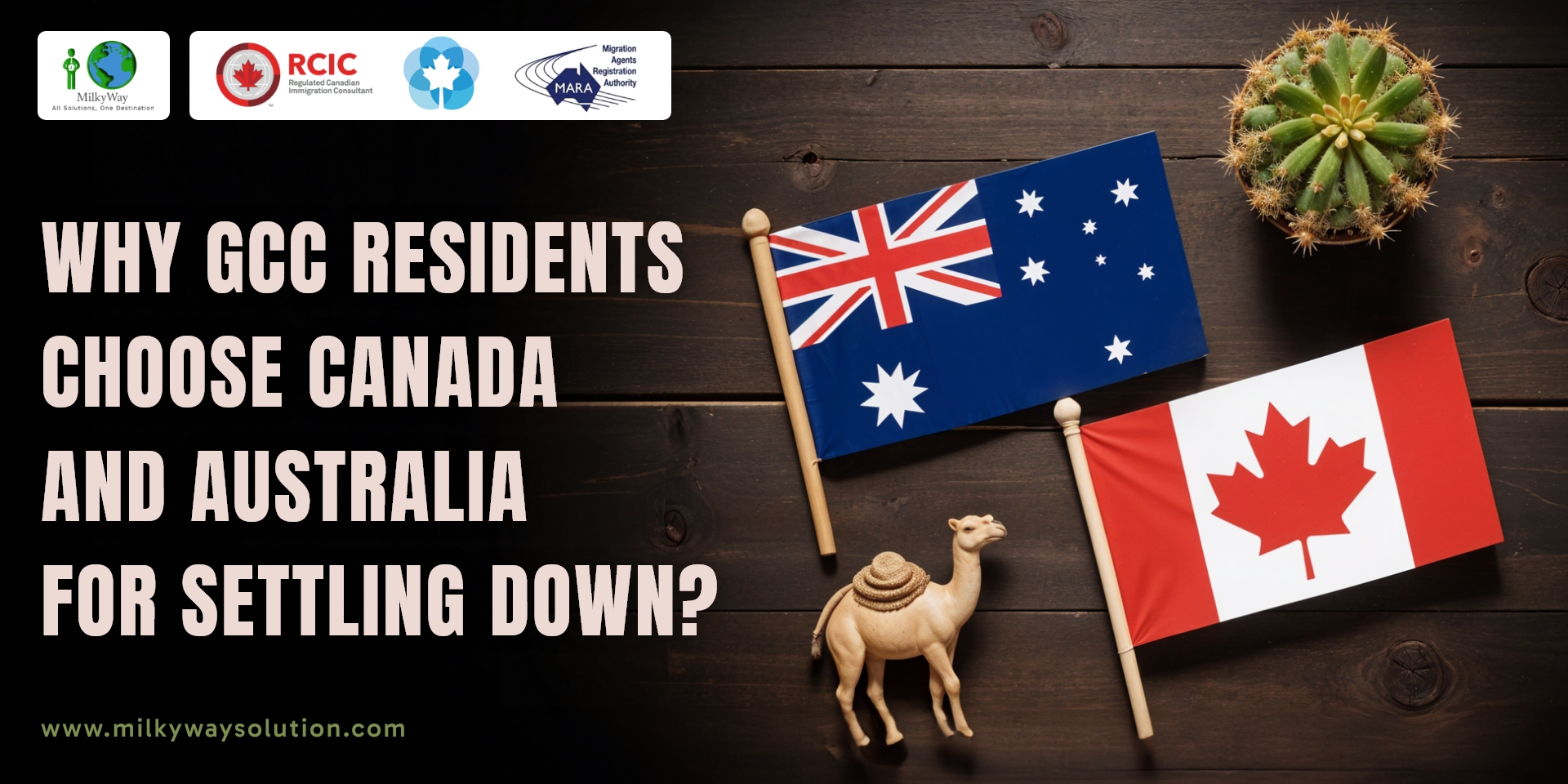 Why GCC Residents Choose Canada and Australia For Settling Down?